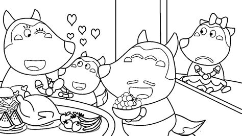 wolfoo ausmalbilder|Wolfoo Coloring Page